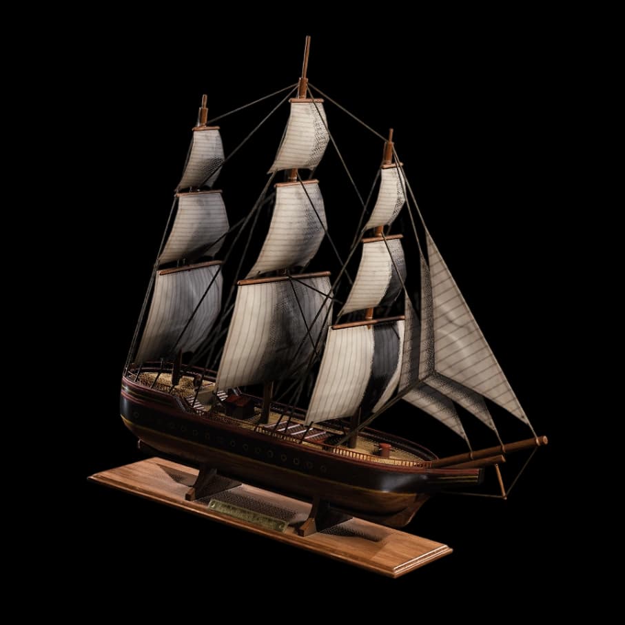 "Leviathan's Crown" Ship Model